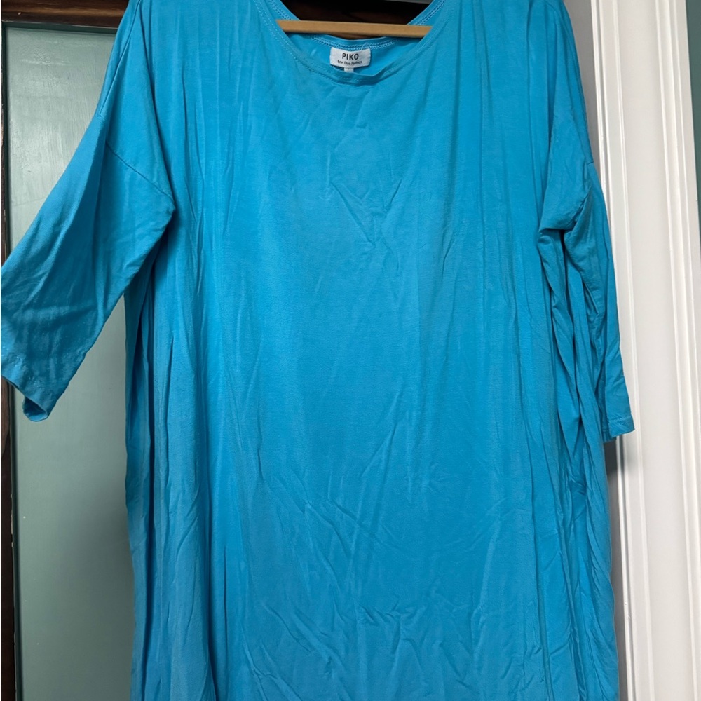 Piko 1988 Women's Turquoise Tunic